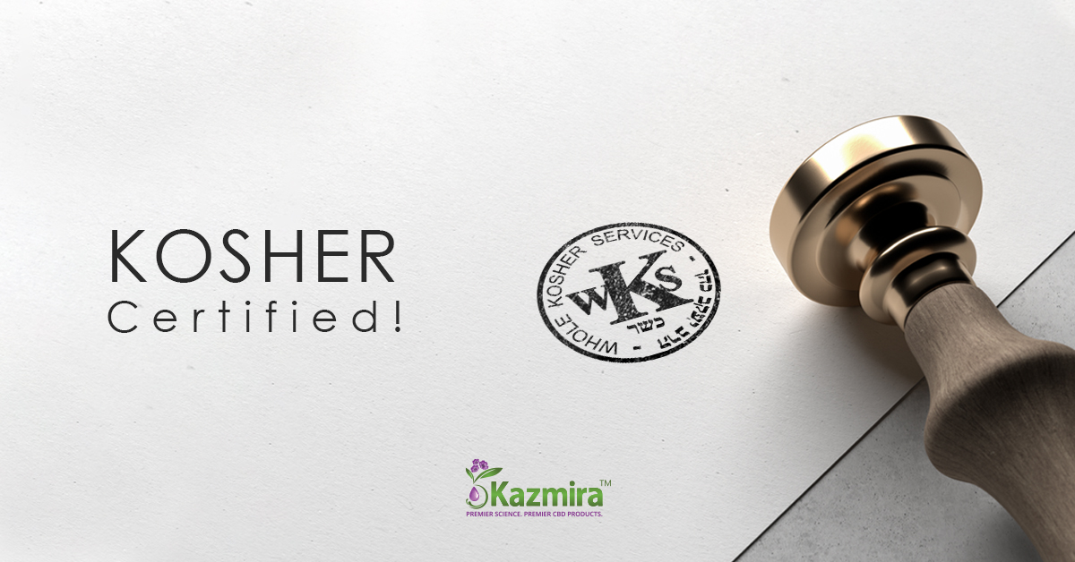 Imperial™  is now Kosher Certified! - Kazmira LLC - The Cannabinoid Company